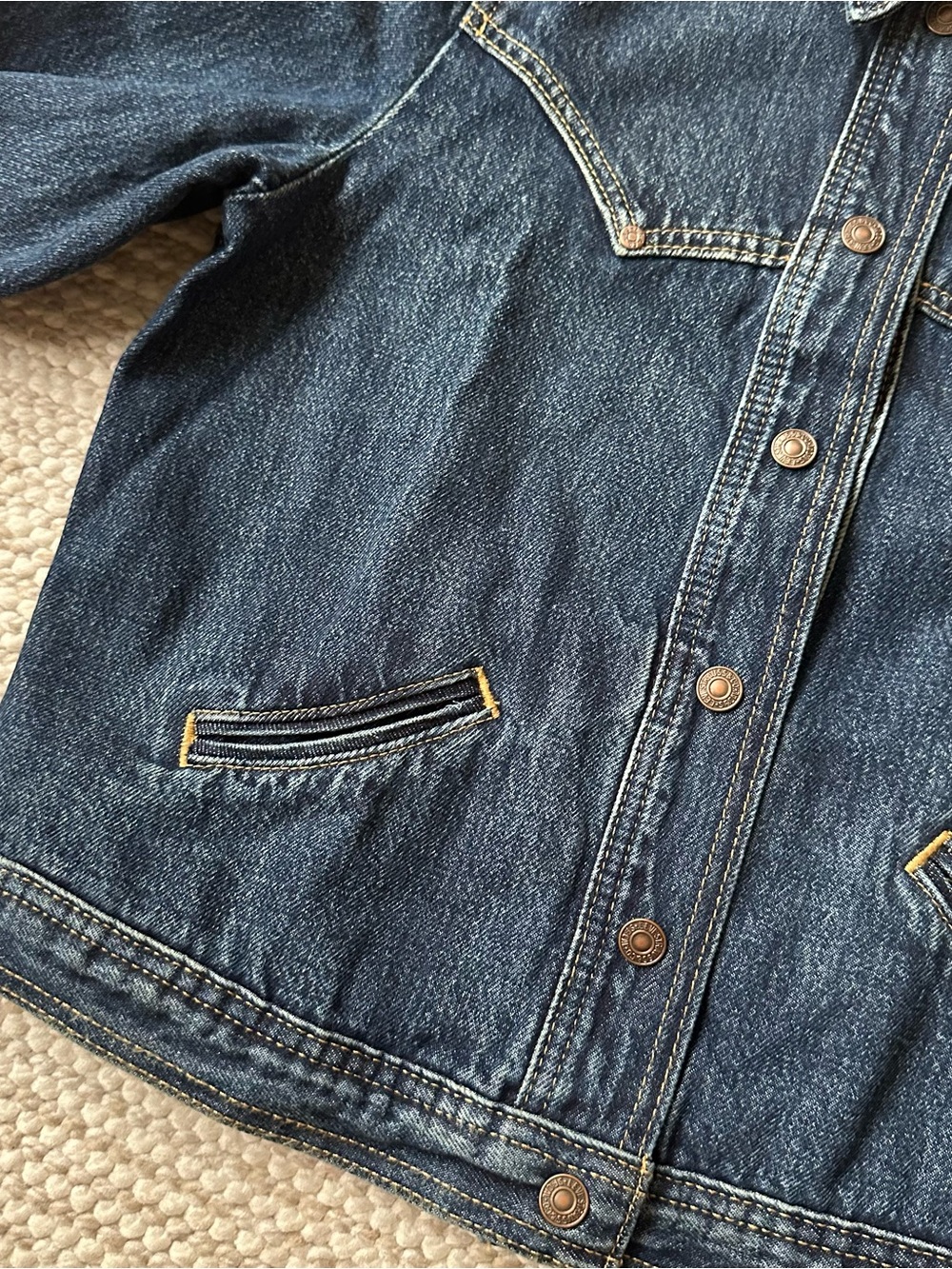 NWT Riveted Original Denim Jacket - Picture 3 of 5